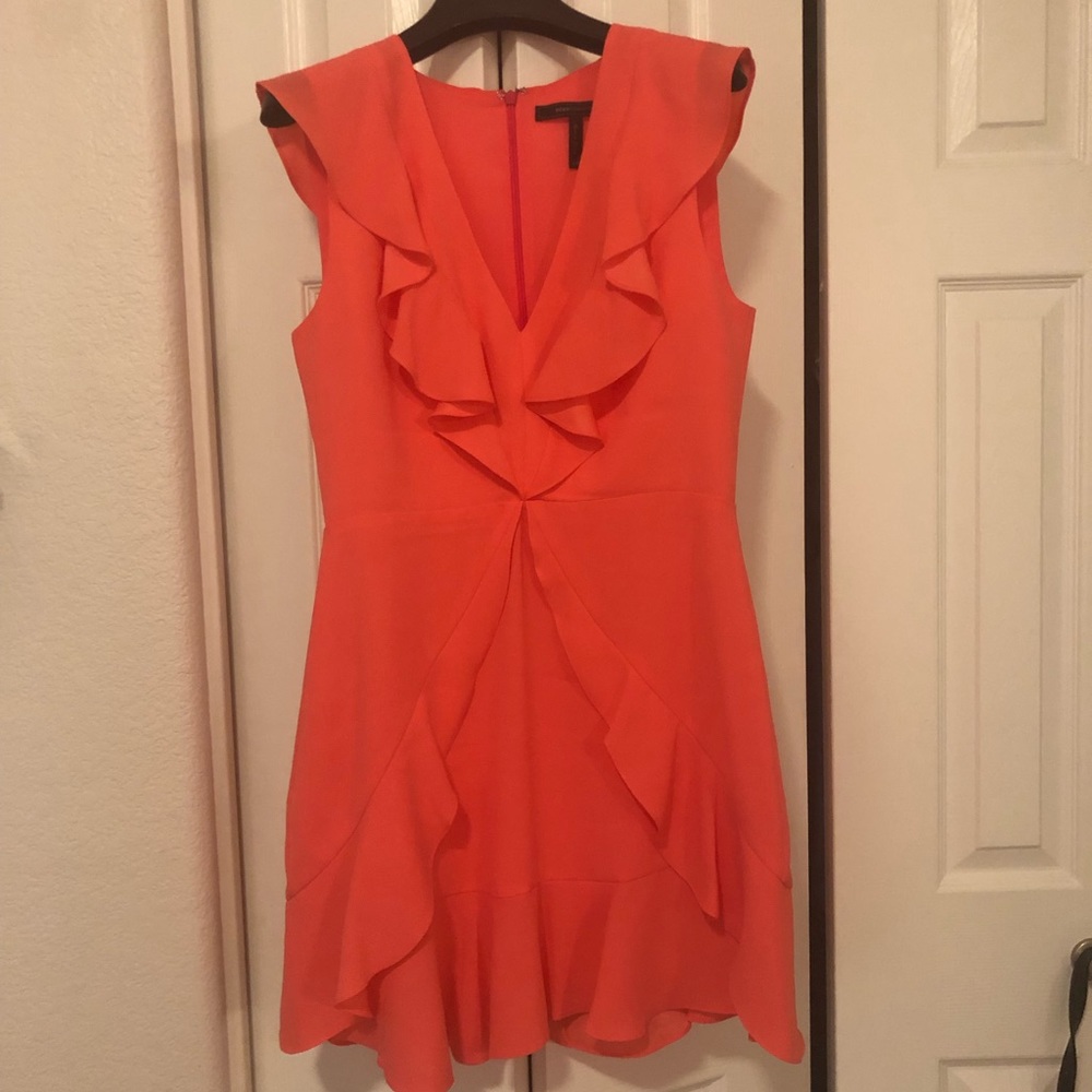 Tyrah Sleeveless Ruffle Dress - BCBG Spring 2019